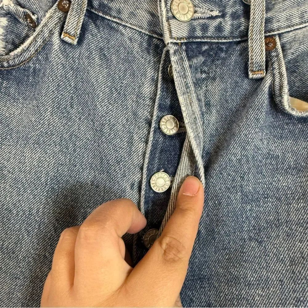 Agolde Riley High Rise Straight Crop Jeans - Picture 4 of 8